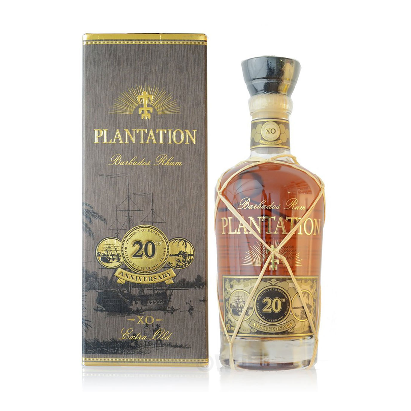 Plantation Barbados Extra Old years von Rum Trauminsel Barbados der 20
